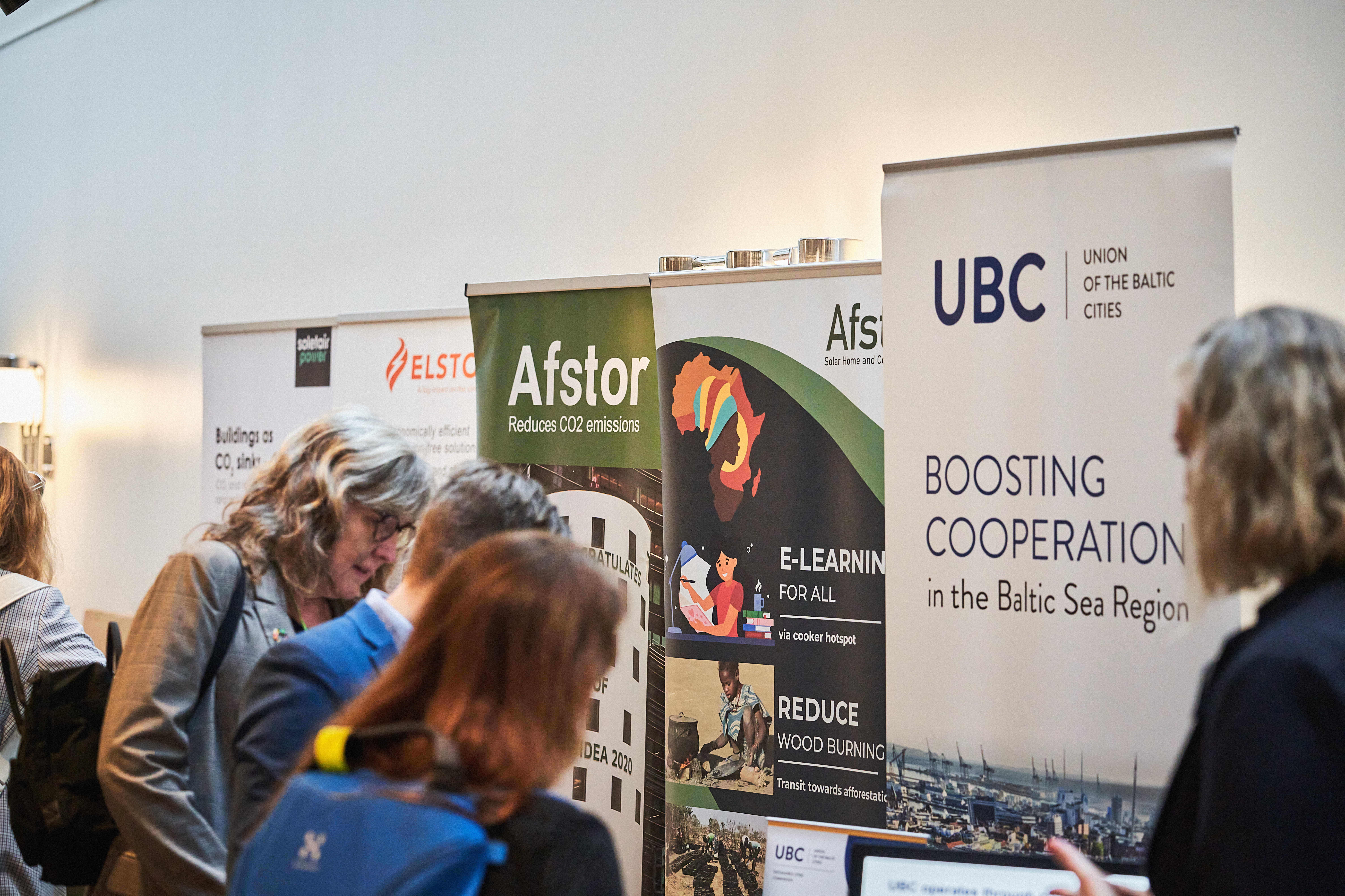 UBC stand at the Networking Village of the EUSBSR Annual Forum