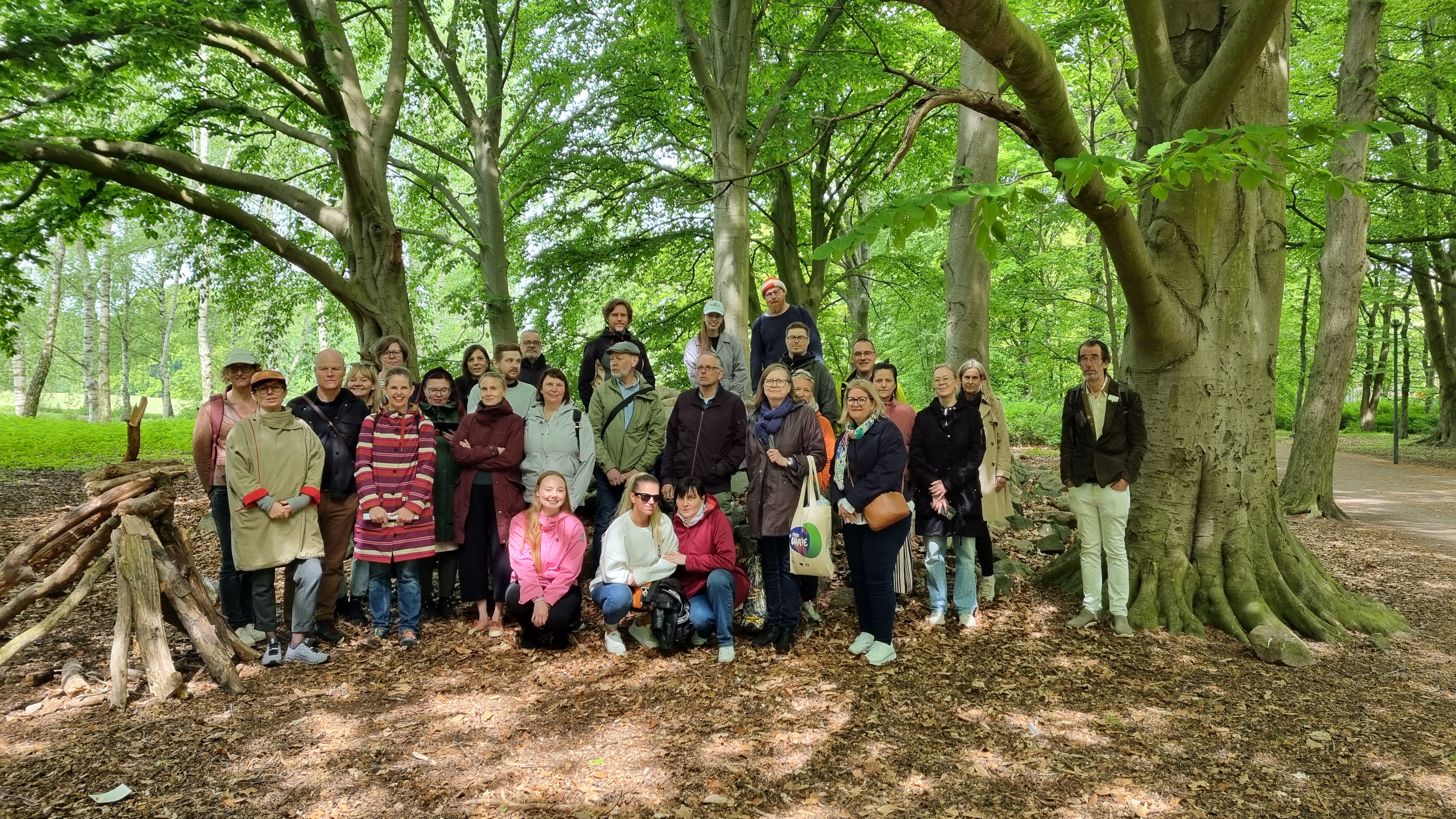Group picture at the biodiversity site visit in Malmö