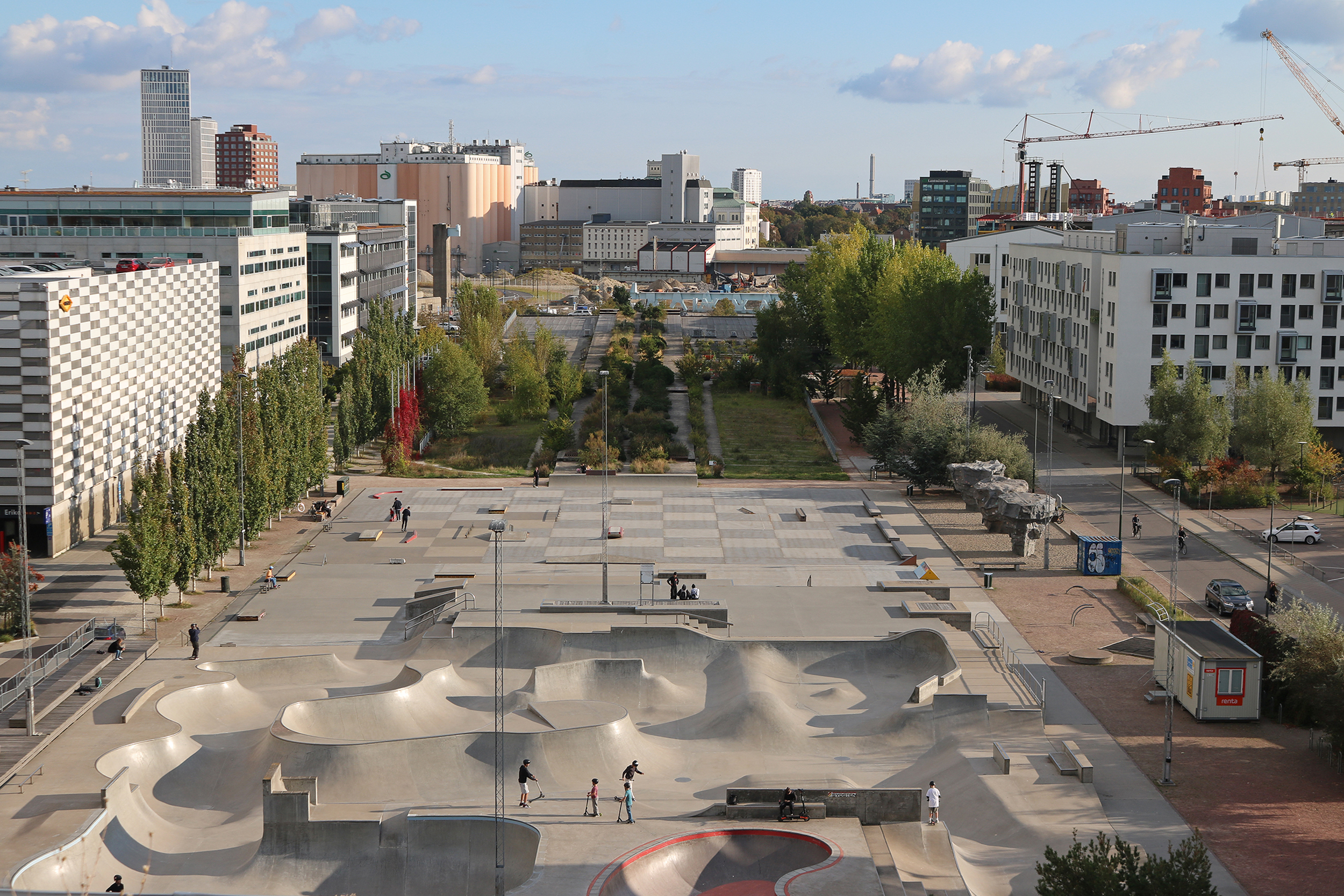 Skate park in Malmö