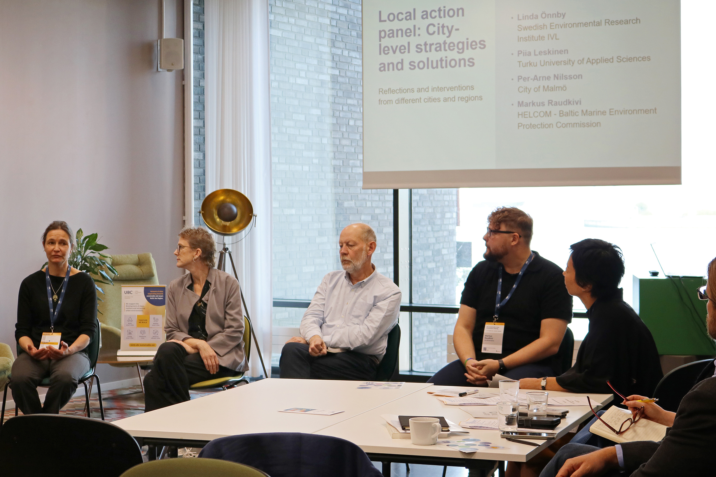 Panel of speakers discussing PFAS