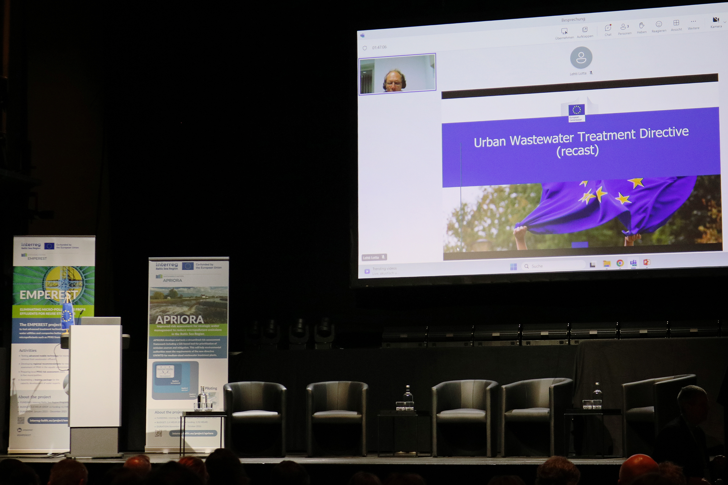 Online presentation of the Michel Sponar from the European Commission