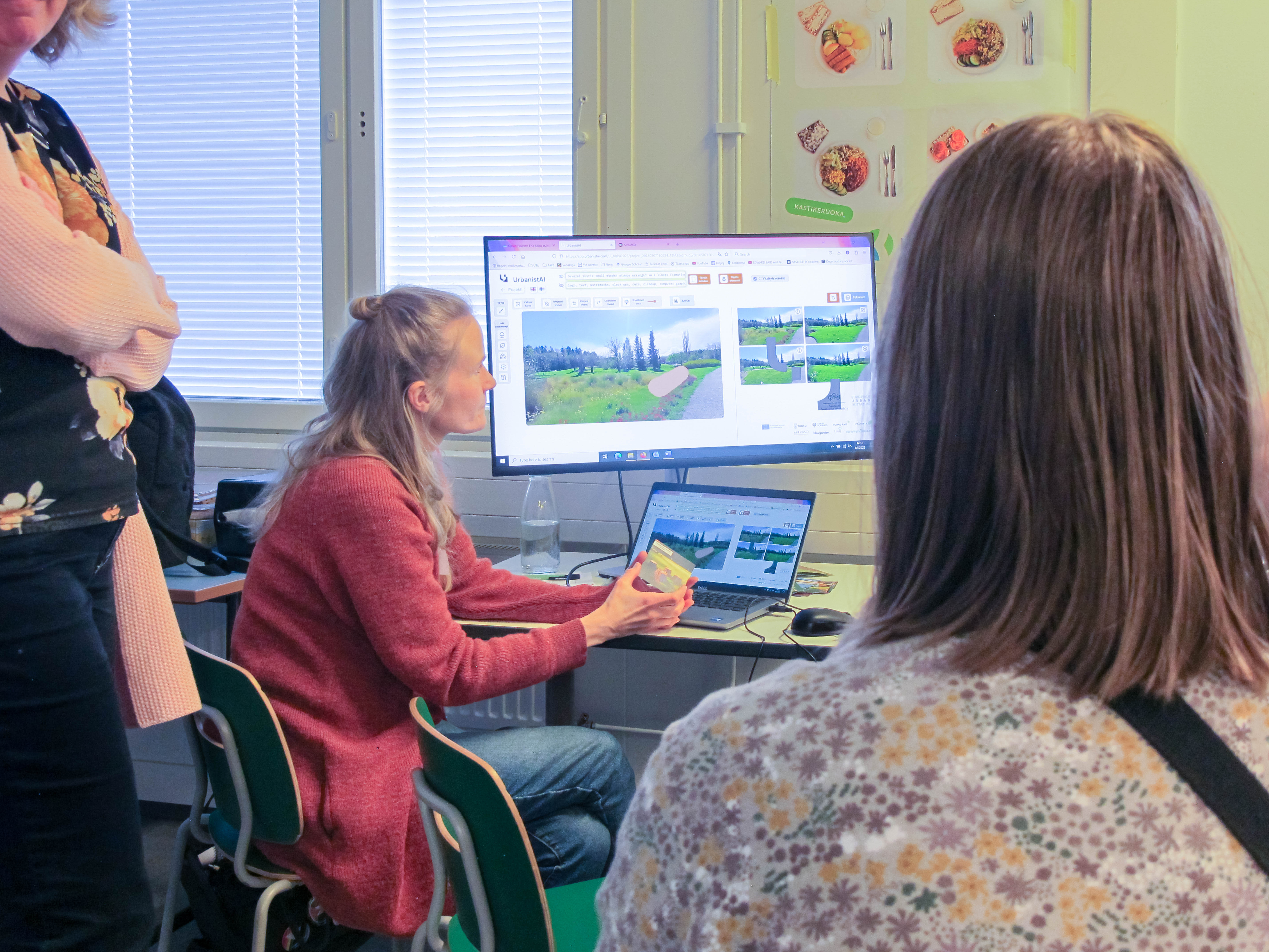 Photo about AI planning workshop in Halinen. 
