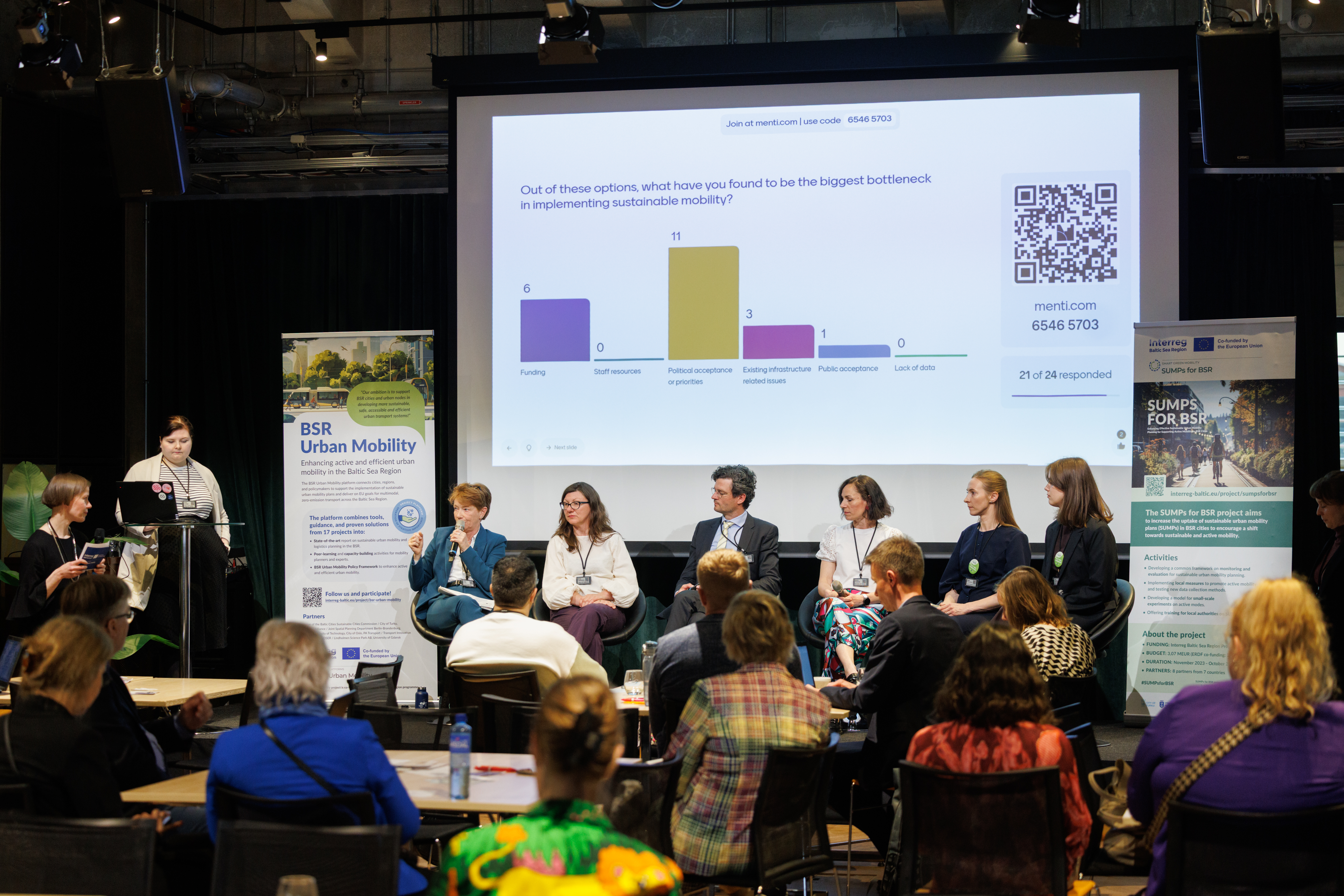 Panel discussion at the urban mobility session