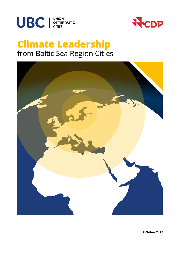 Climate Leadership from the Baltic Sea Region Cities 