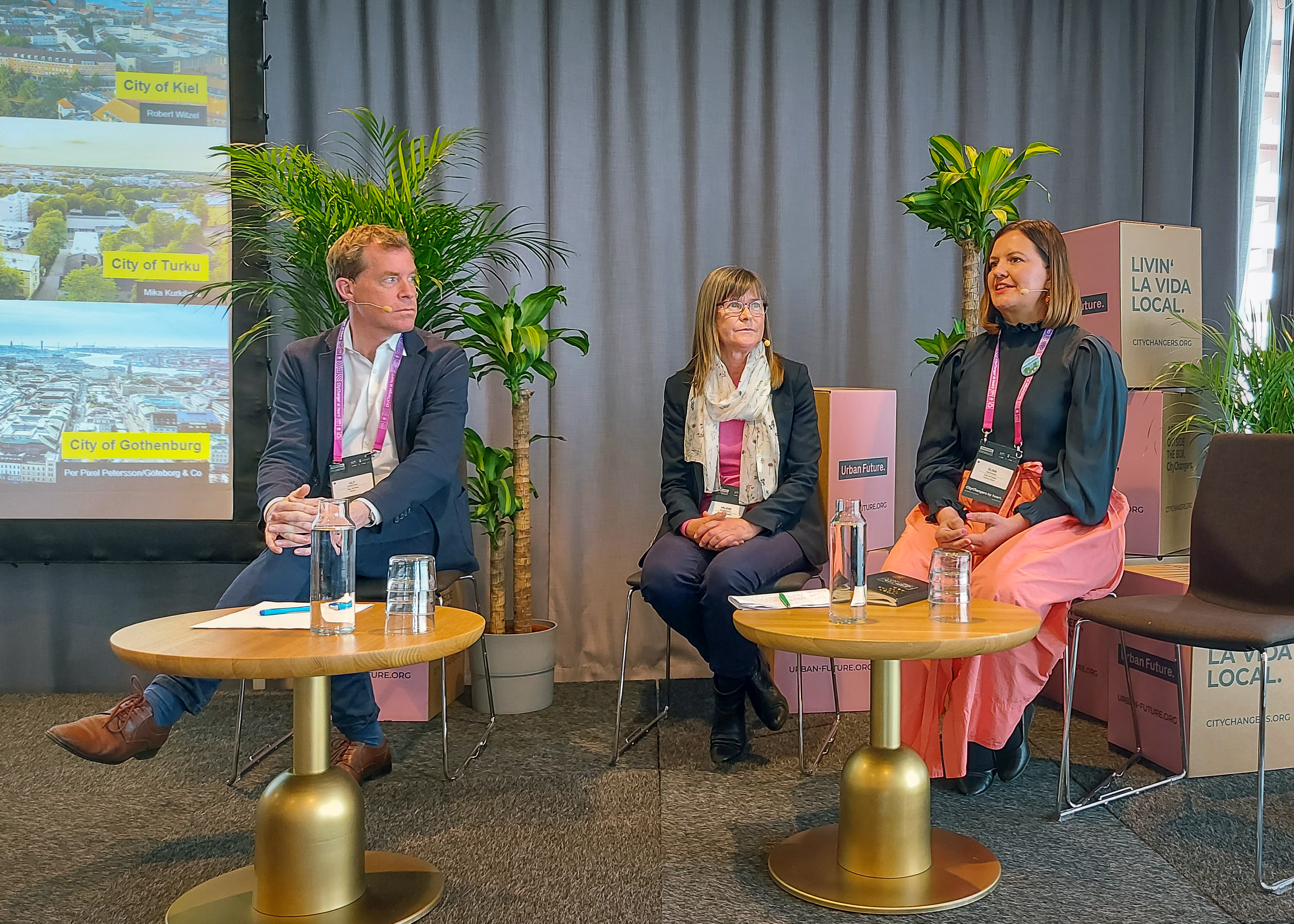 Mayors' panel at the Urban Future conference