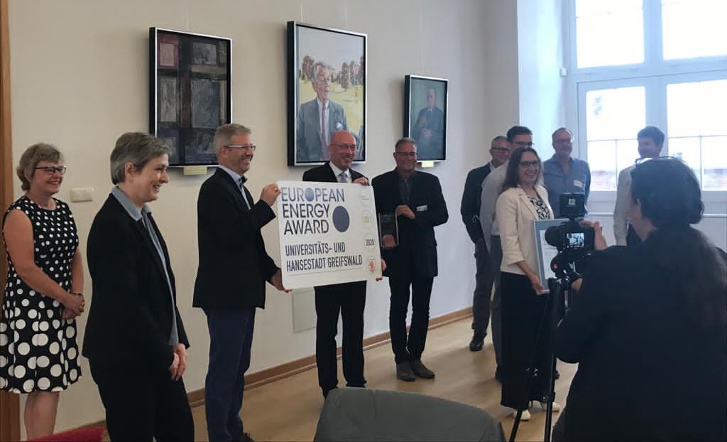 Awards event in Greifswald town hall 