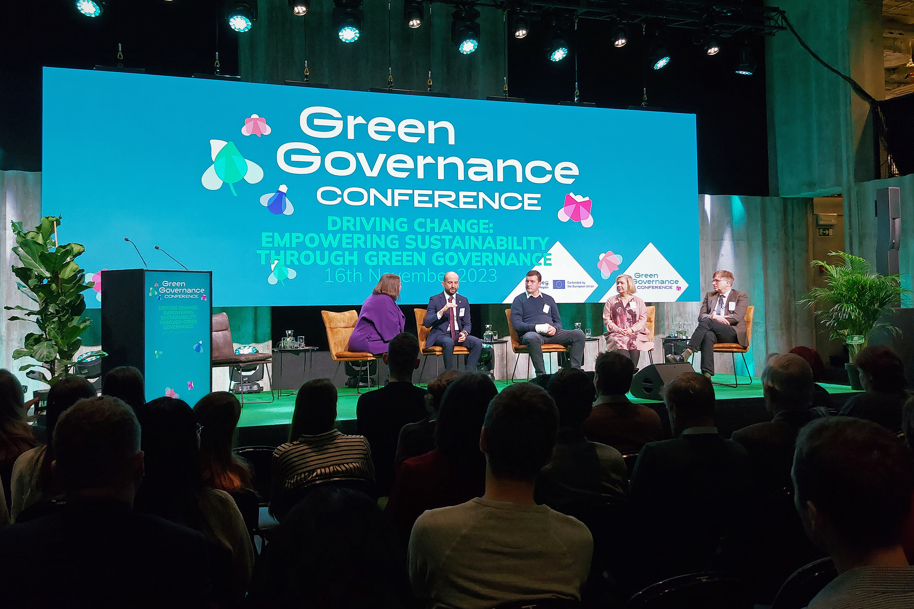 Panel at the Green Governance Conference in Tallinn