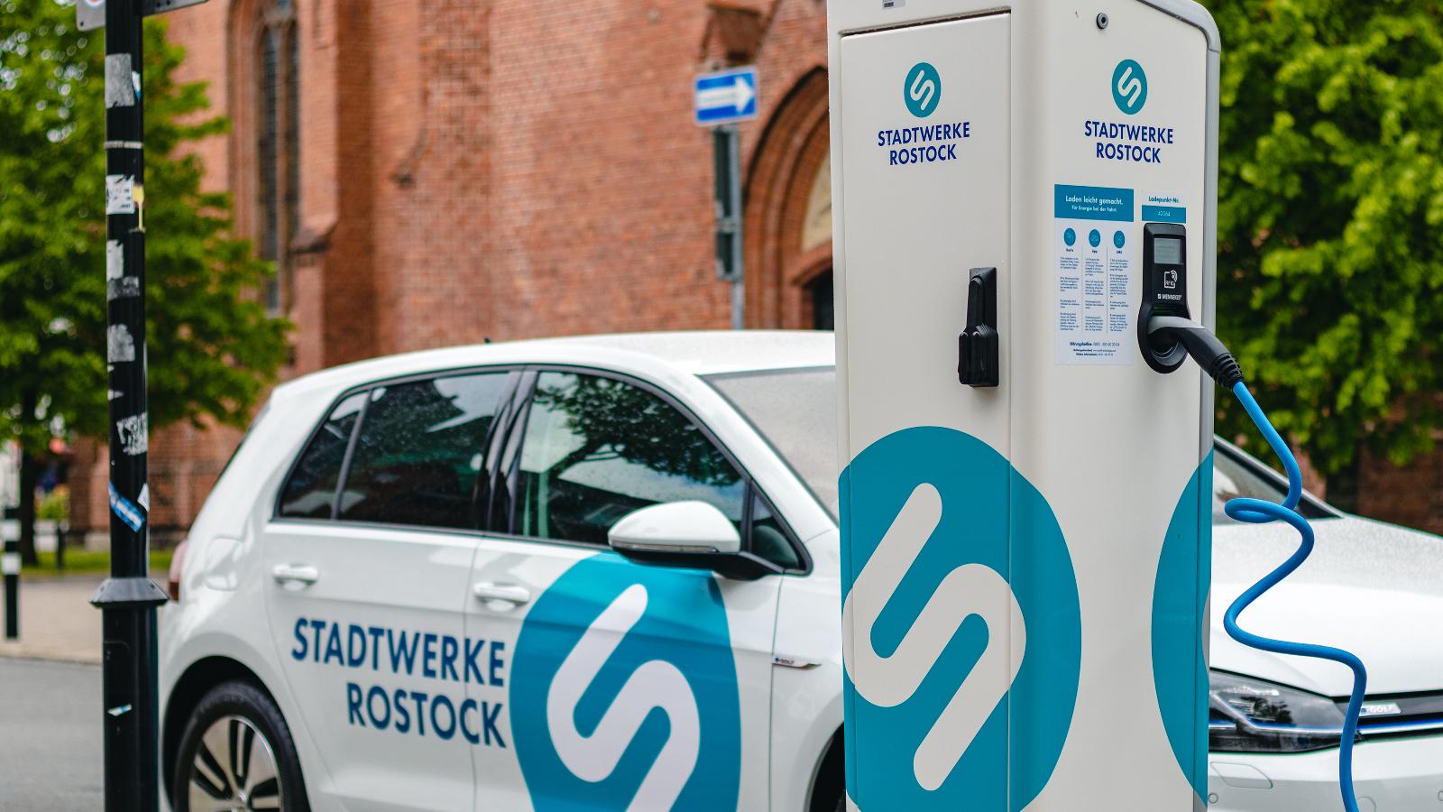 E-car in Rostock