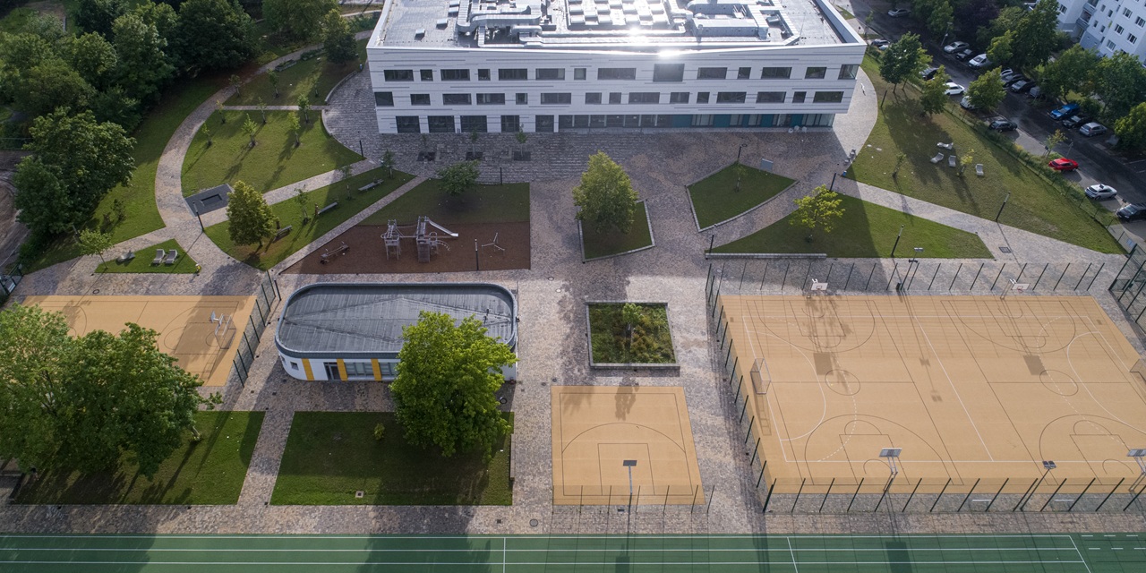 Aerial view on the city.