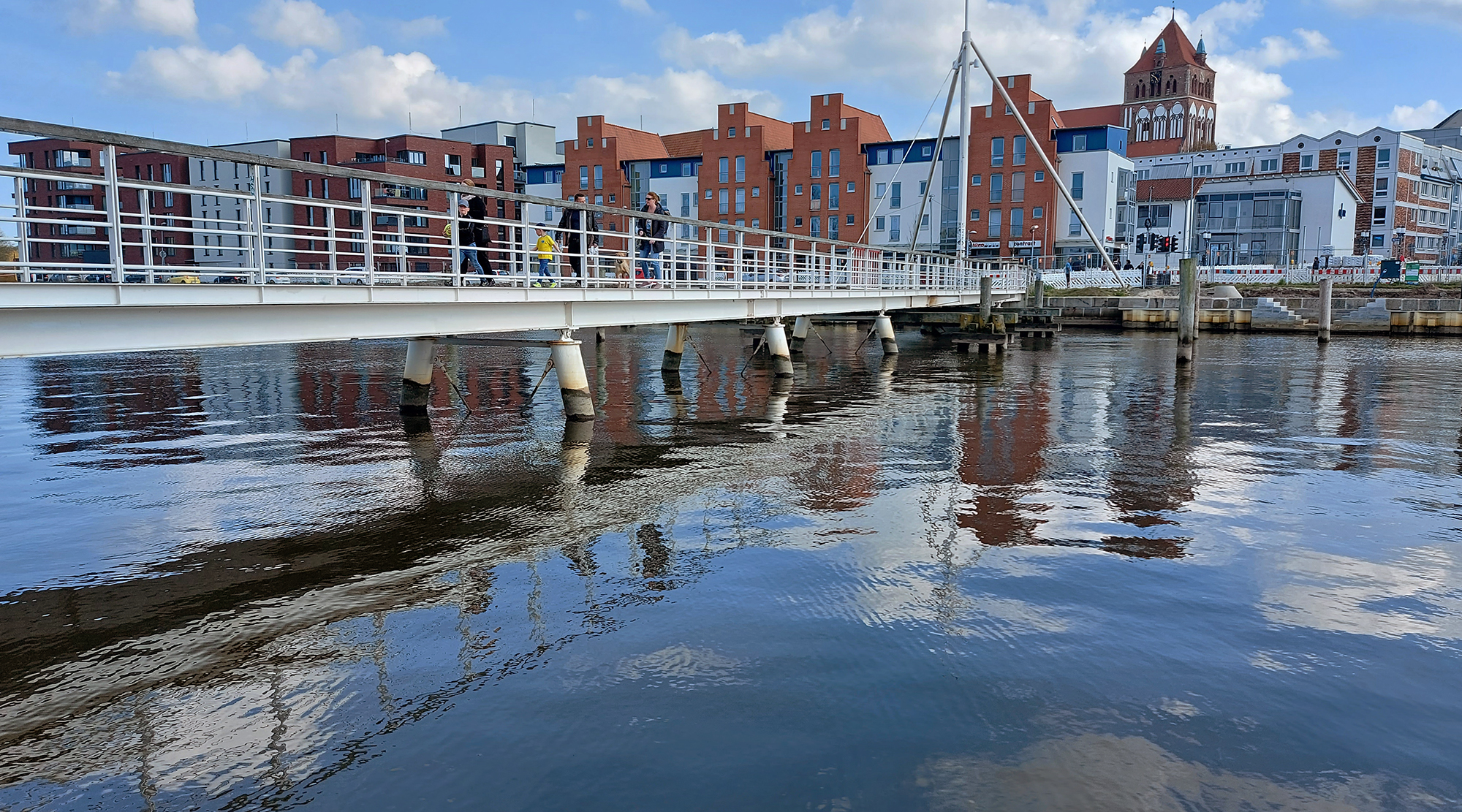 Waterfront view on Greifswald