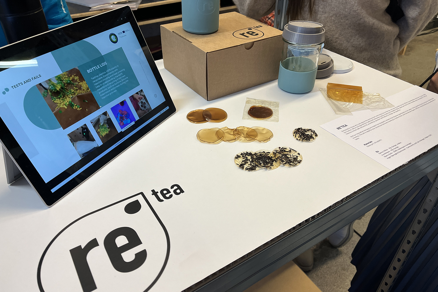 One of the team's project