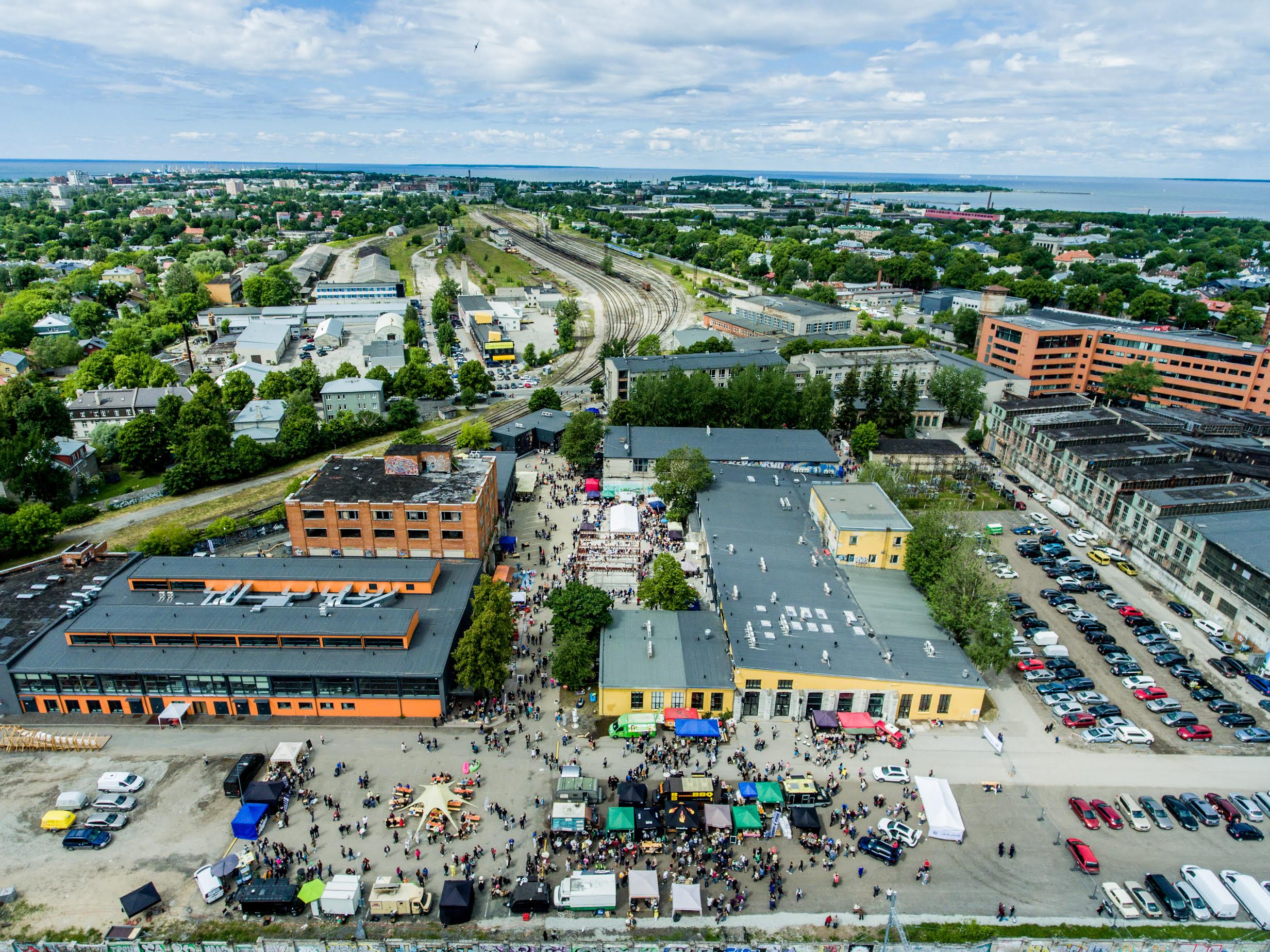 Telliskivi creative city in Tallinn