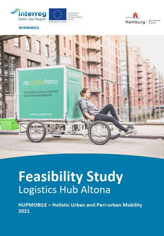 Publication cover with a cargo bike