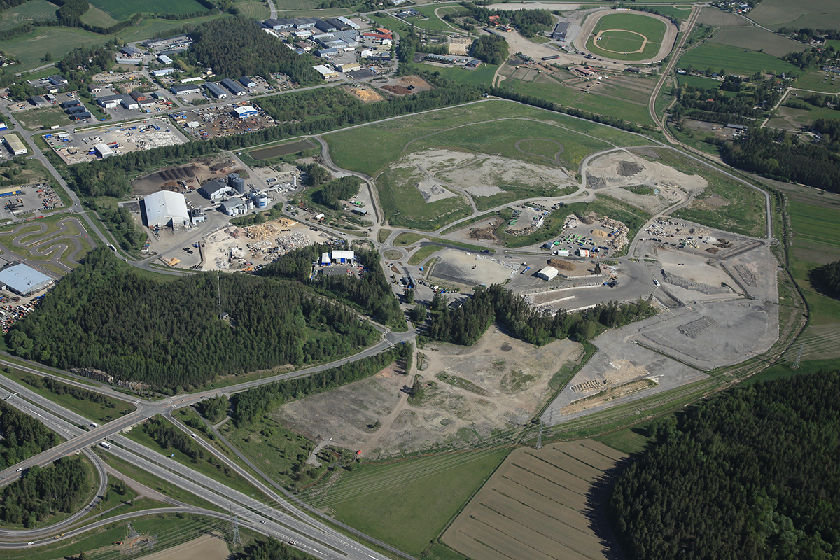 Aerial photo of Topinpuisto