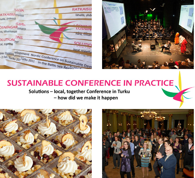 Sustainable conference in practice