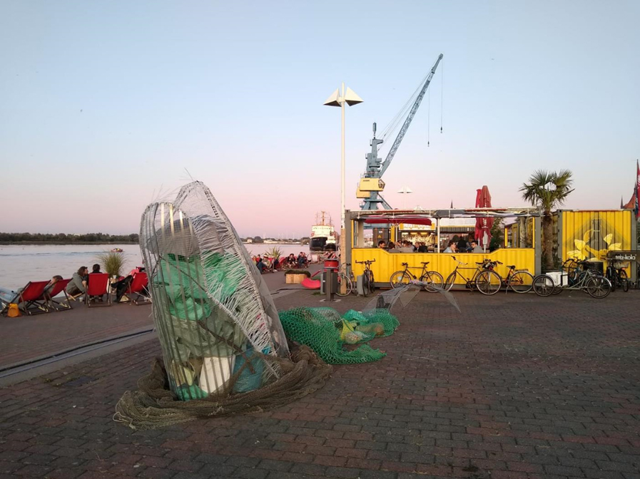Whale art sculpture