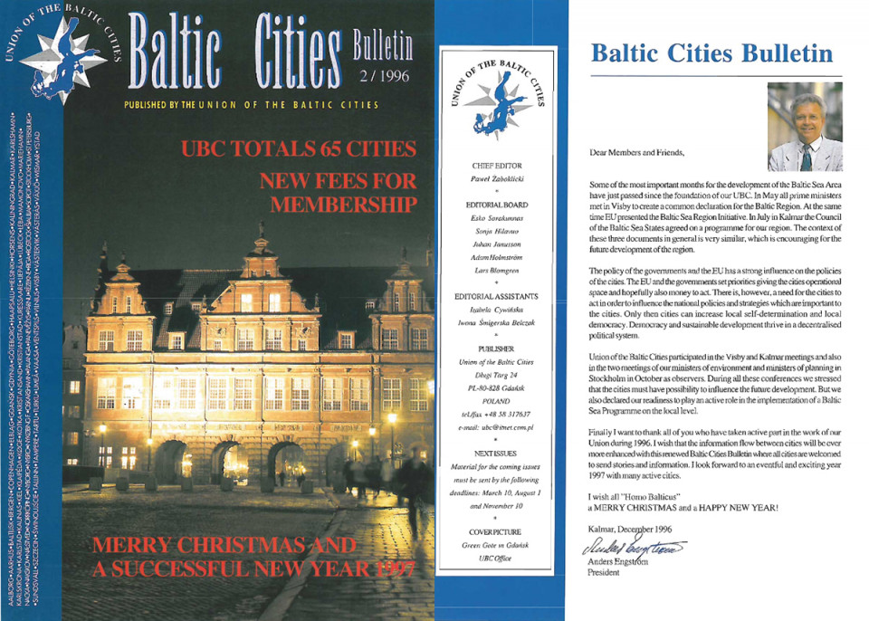 Baltic Cities Bulletin cover