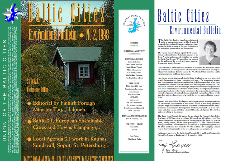 Environmental Bulletin cover
