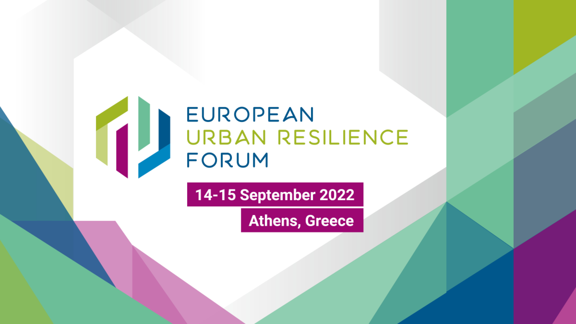 European Urban Resilience Forum banner