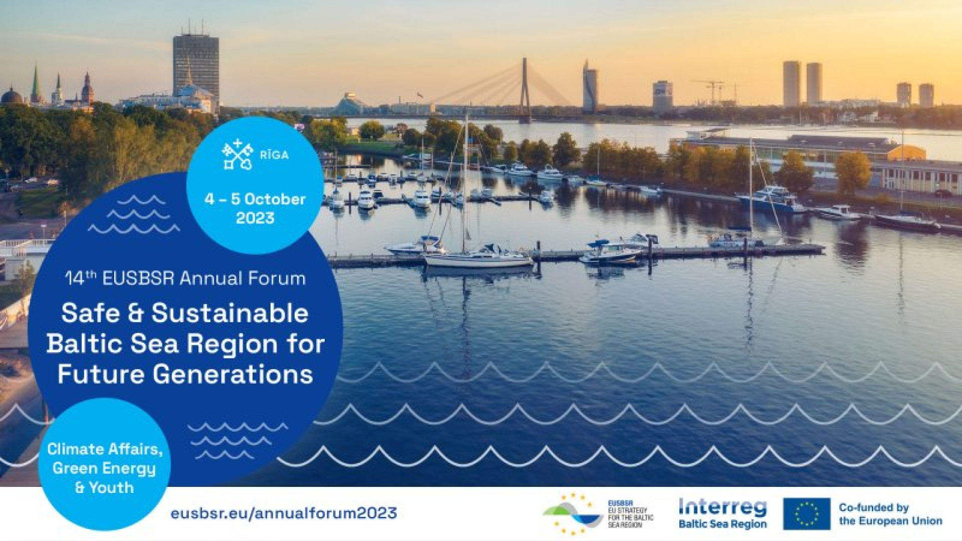 EUSBSR Annual Forum 2023 banner