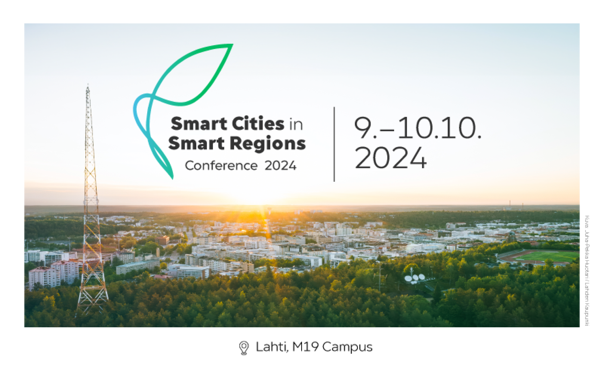 Banner of the conference in Lahti