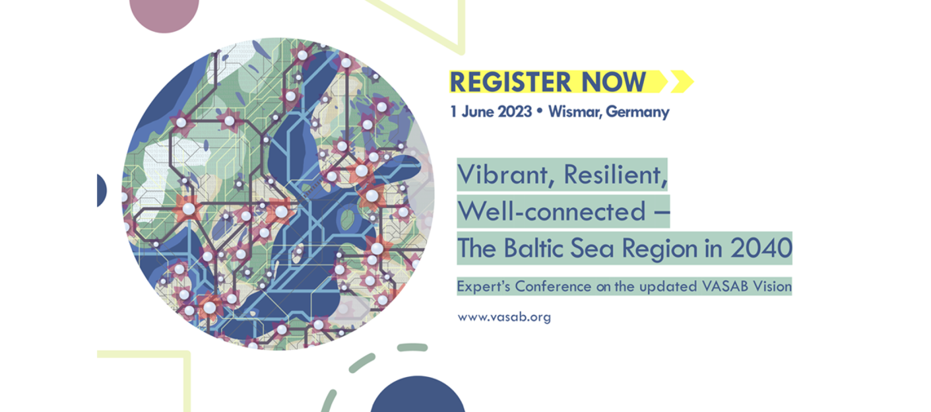 Banner of the VASAB conference