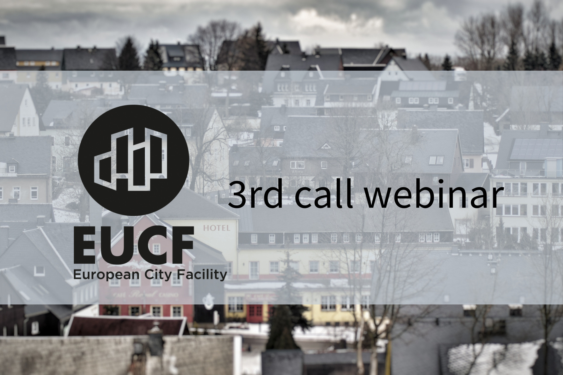 EUCF 3rd call webinar