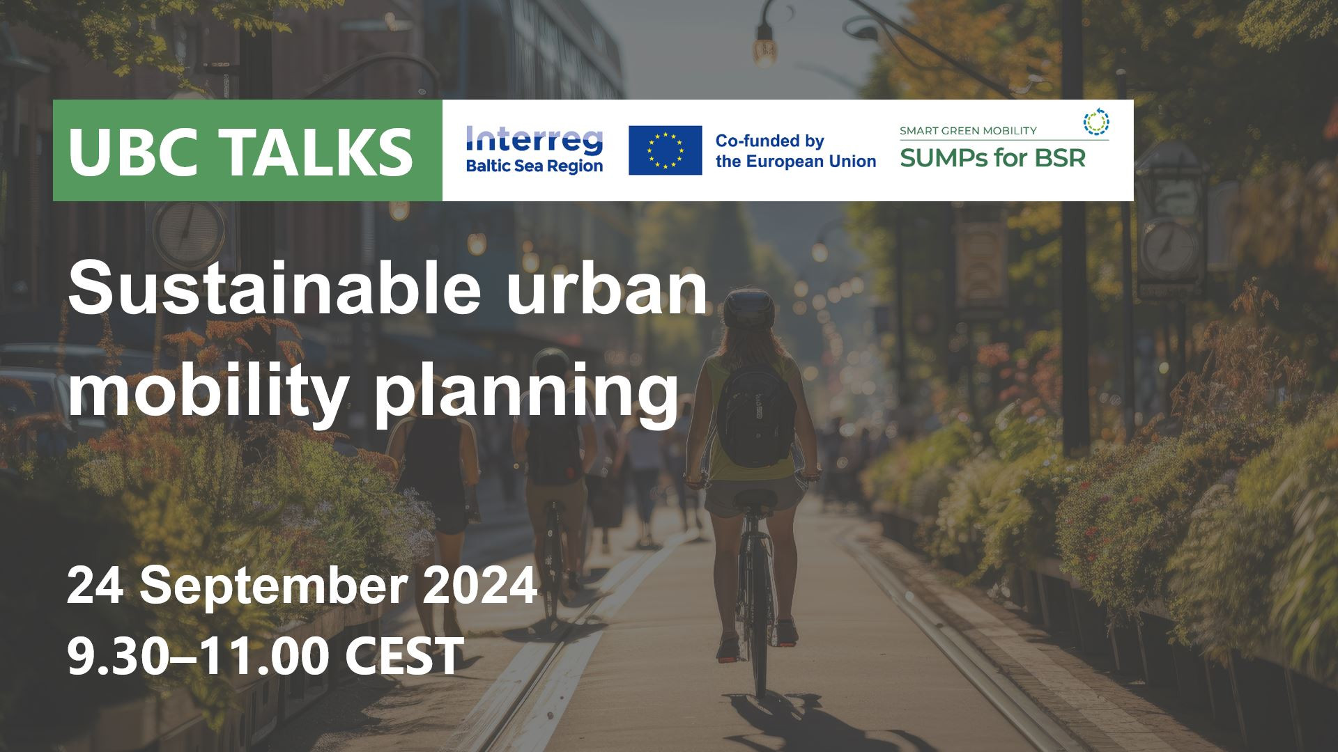 UBC TALKS about sustainable urban mobility planning