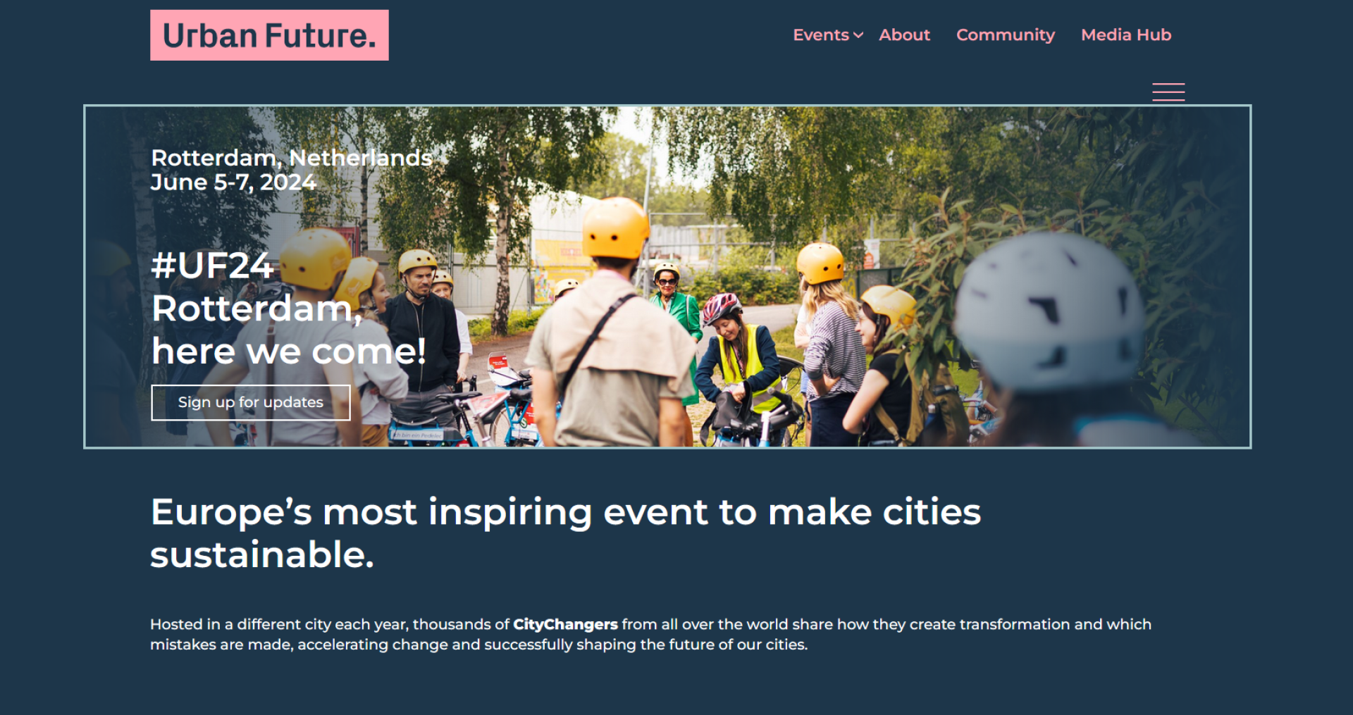 Urban Future website