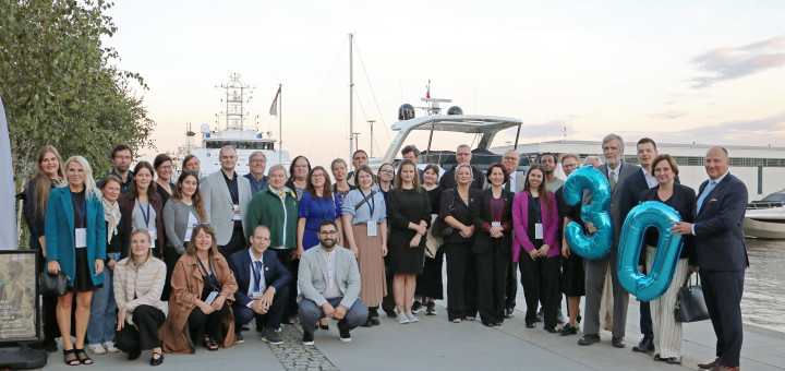Group photo from celebrating 30 years of SCC Secretariat